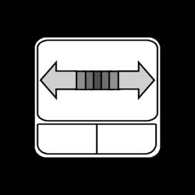 touchpad / move the mouse cursor